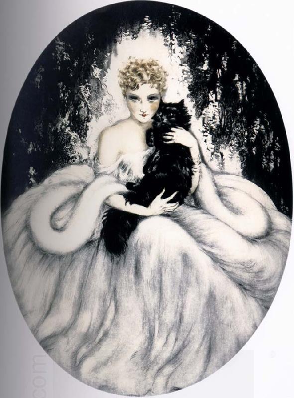 Louis Lcart Black Cat oil painting picture